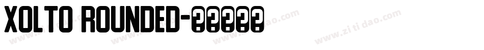 Xolto Rounded字体转换